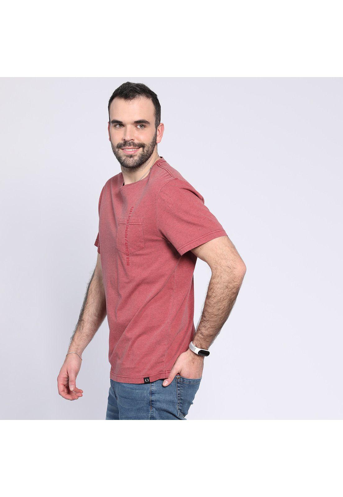 Polera Cuello Redondo Efecto Denim Uva-0