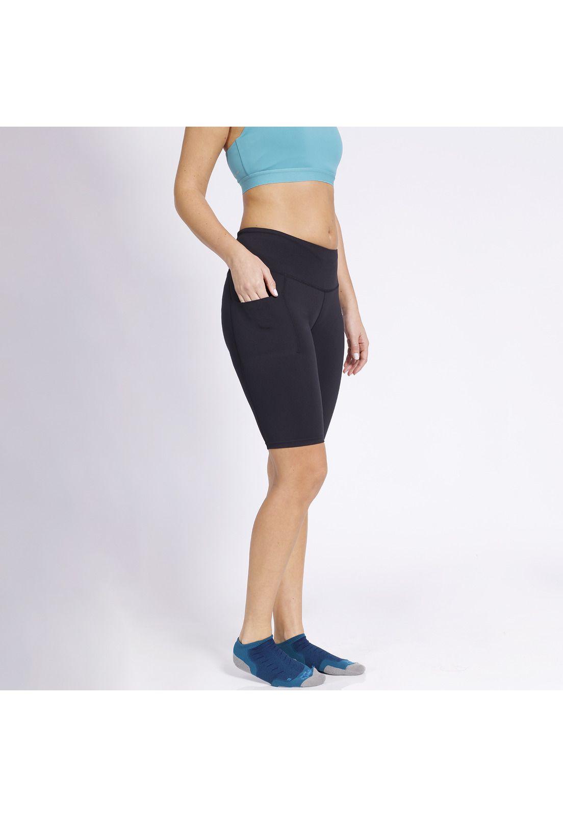 Calza Biker Mujer Negro-3