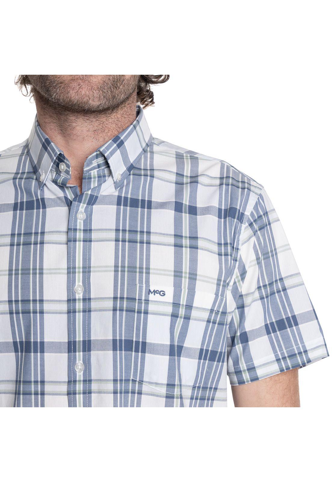 CAMISA HOMBRE MANGA CORTA ESCOCESA RADIO CITY.-2