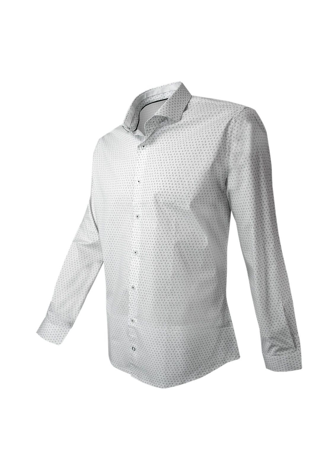 Camisa Estampada Spandex Ultra Slim-1