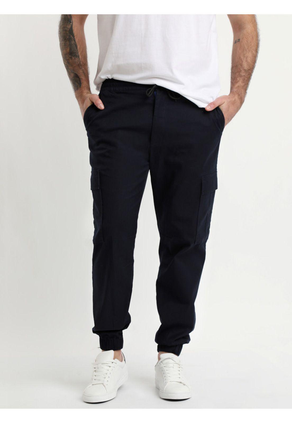Pantalón Jogger Azul marino-0