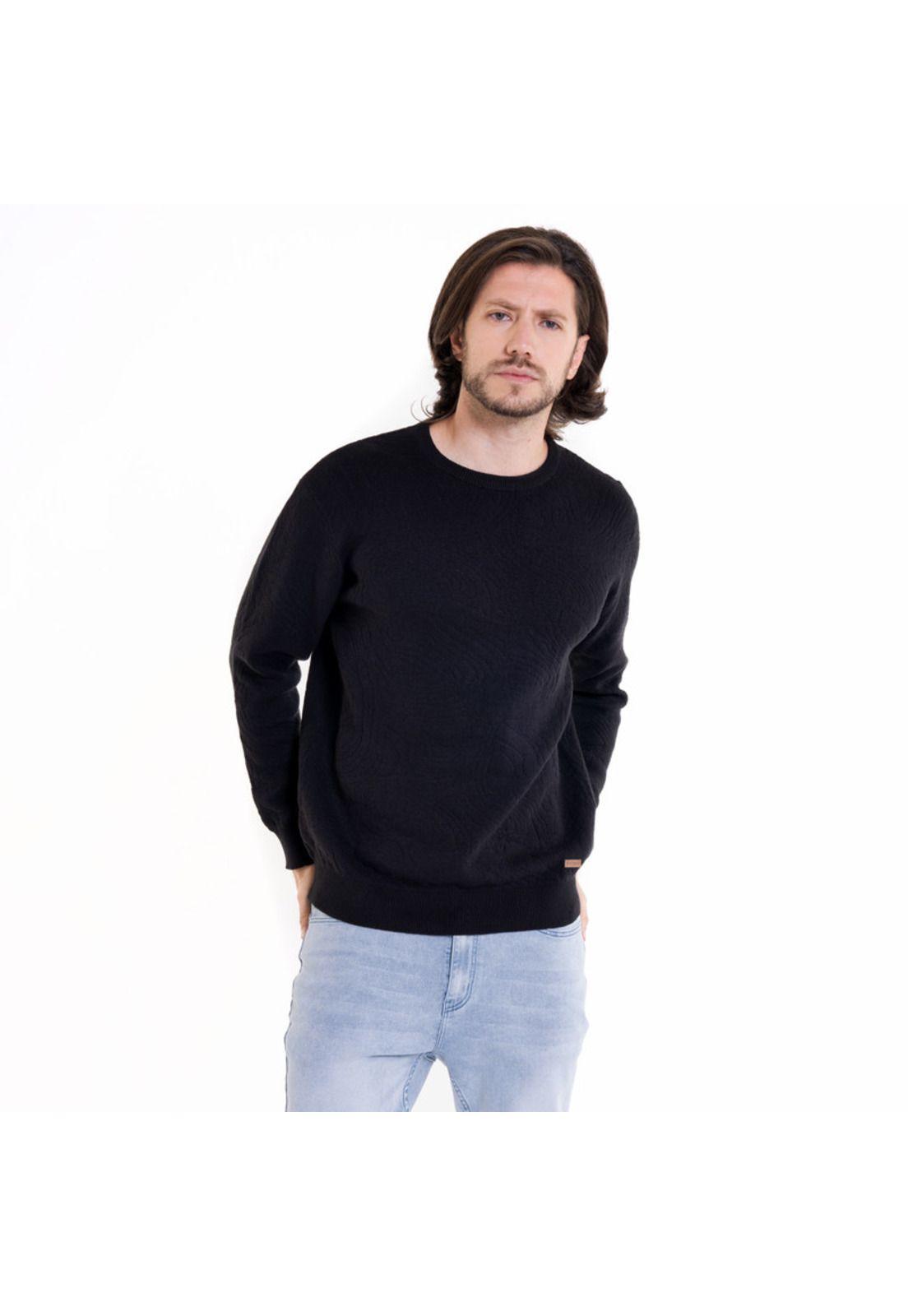 Sweater Jaqcuard Negro-0