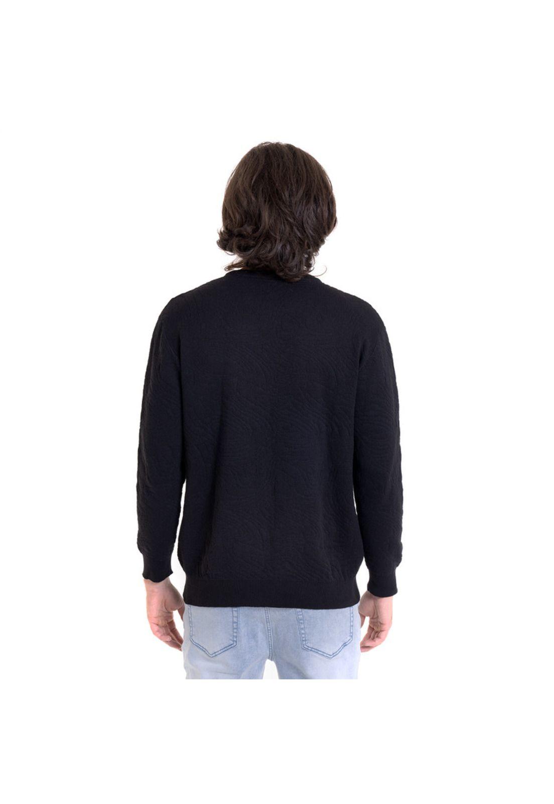Sweater Jaqcuard Negro-1