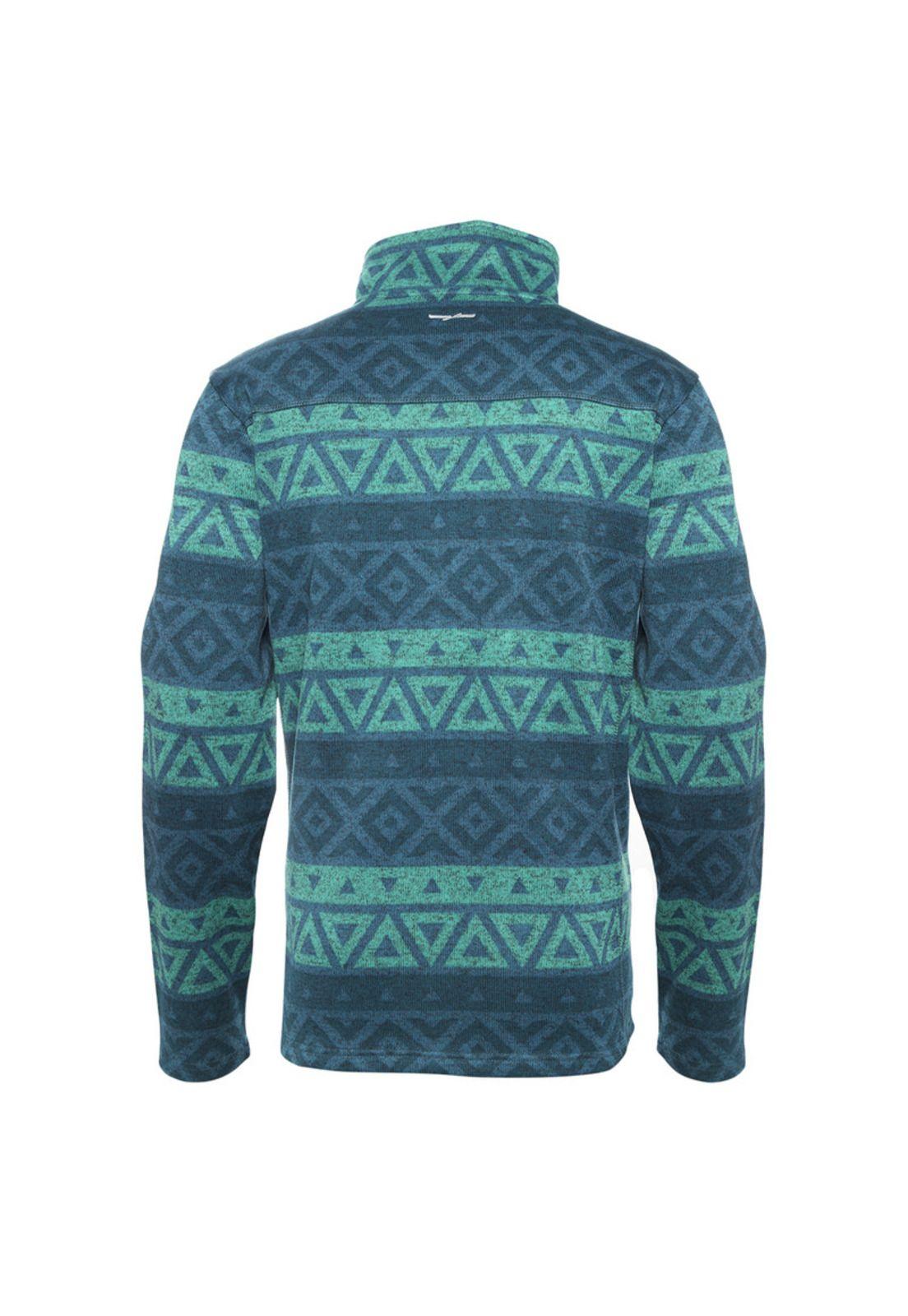 Polar Etnico Print Full Zipper Hombre-2