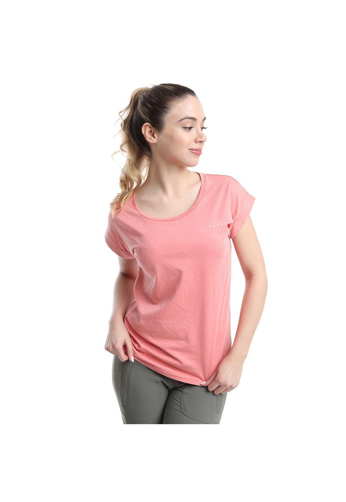 Polera M/C Estampada Logo Mujer-0