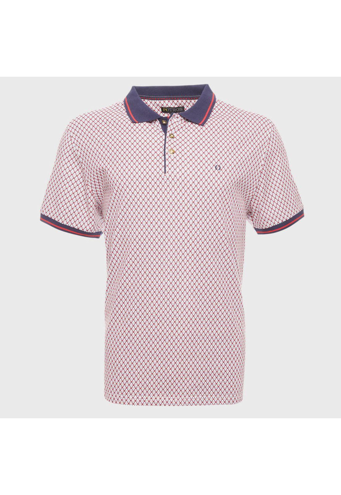 Polera Estampada Con Botones-0