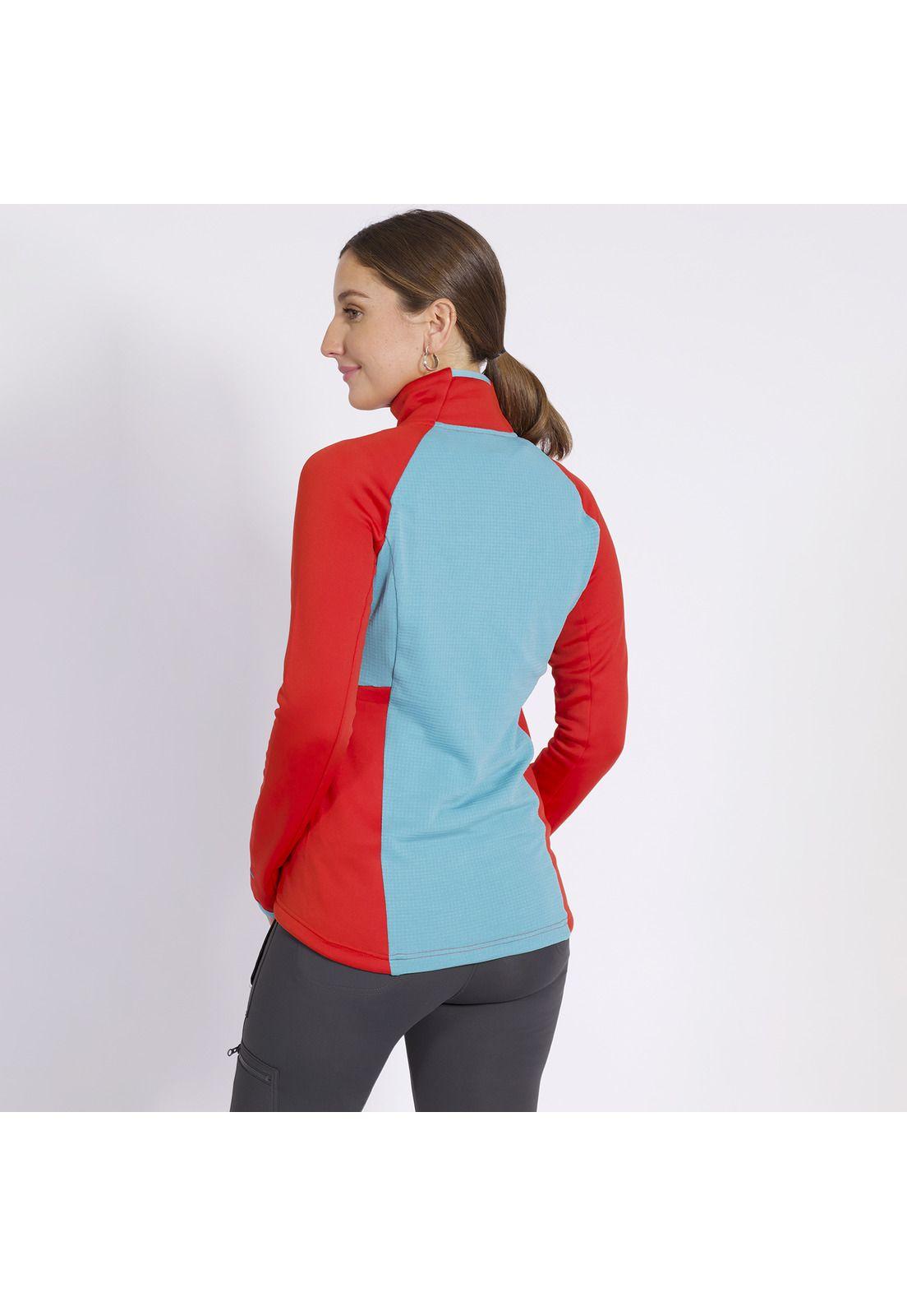 Polar Square Renovation Full Zip Mujer Naranja-1