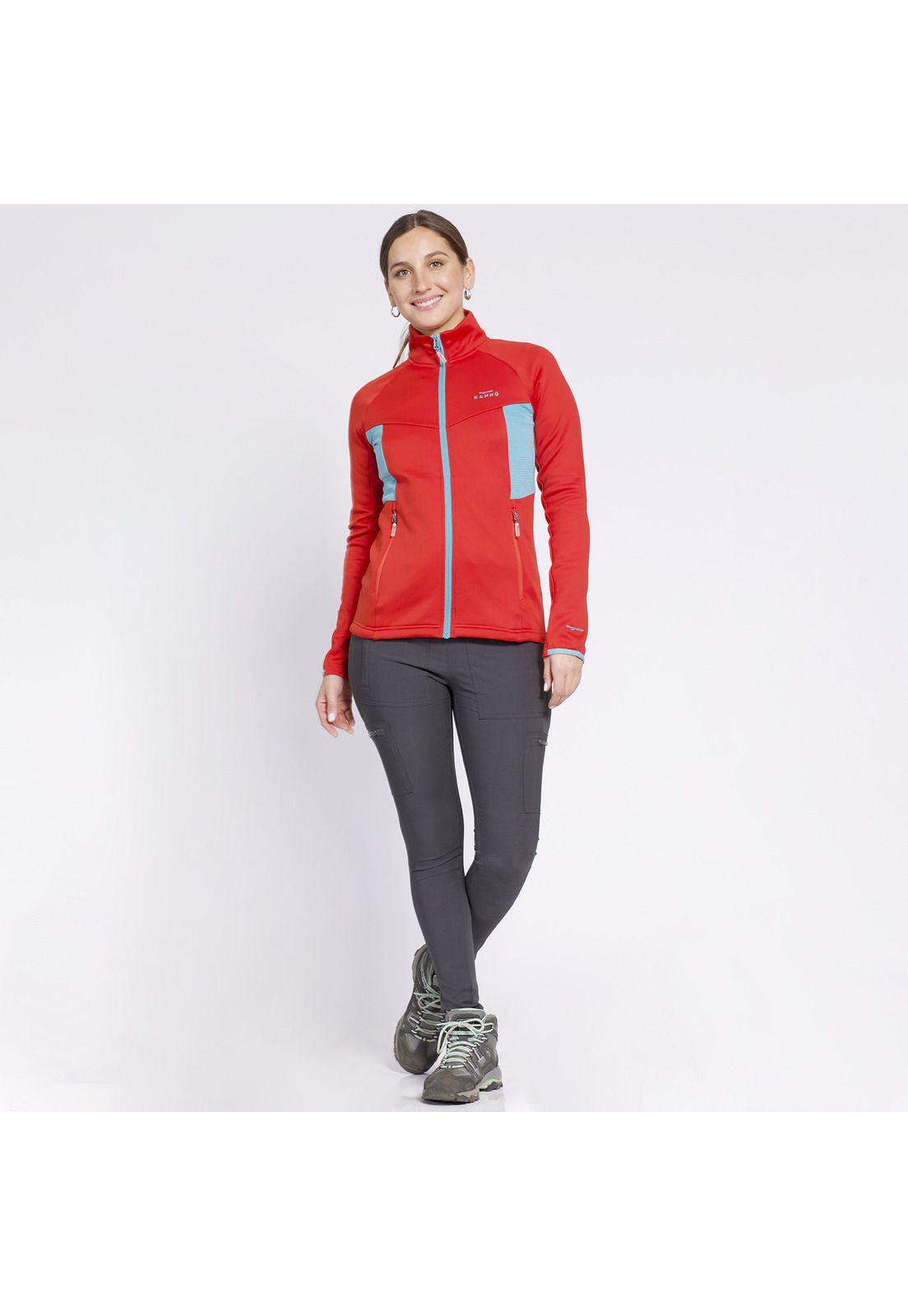 Polar Square Renovation Full Zip Mujer Naranja-2