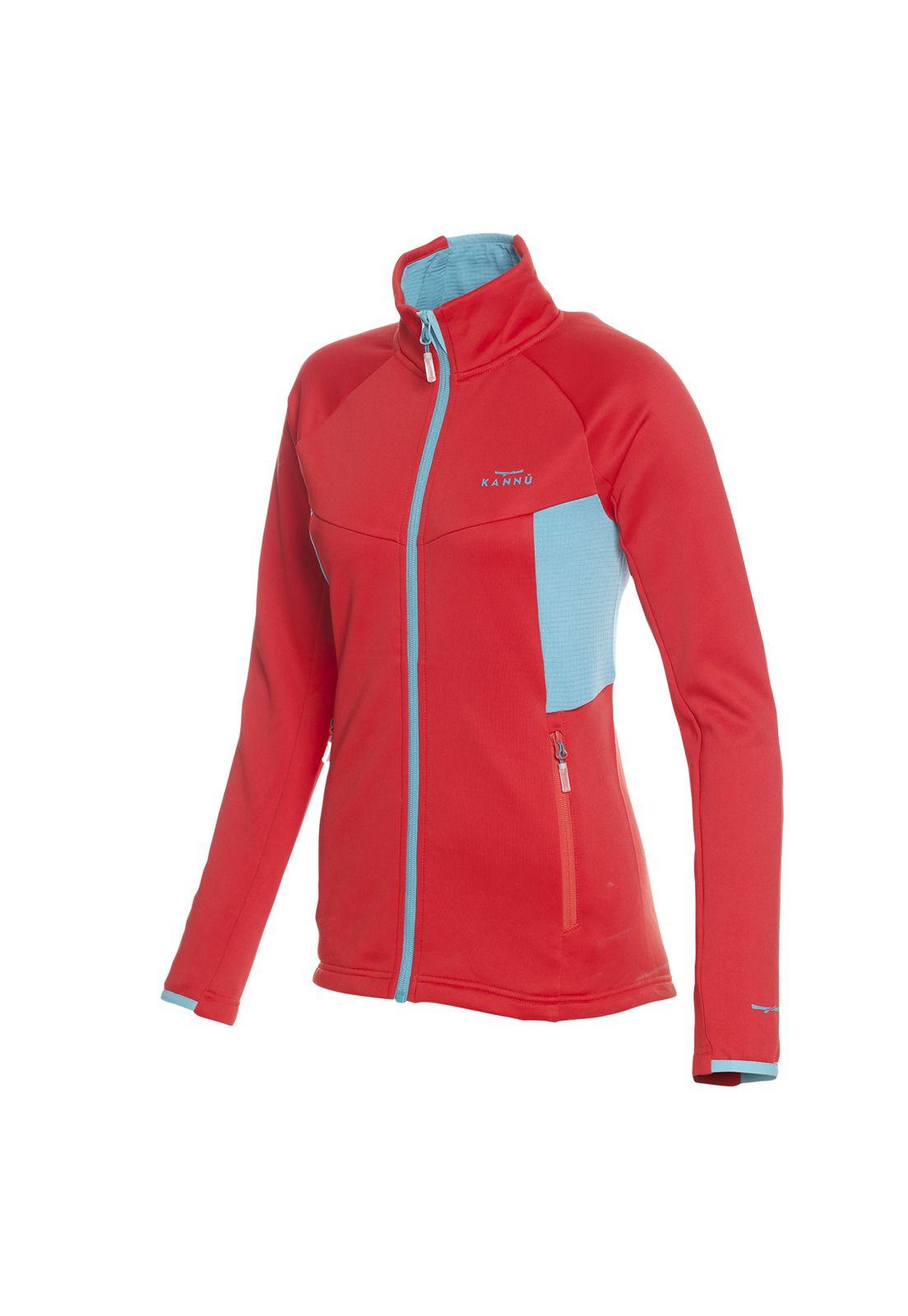 Polar Square Renovation Full Zip Mujer Naranja-3