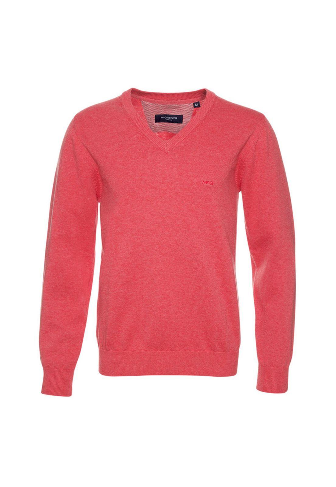 Sweater Cuello V Melange-0