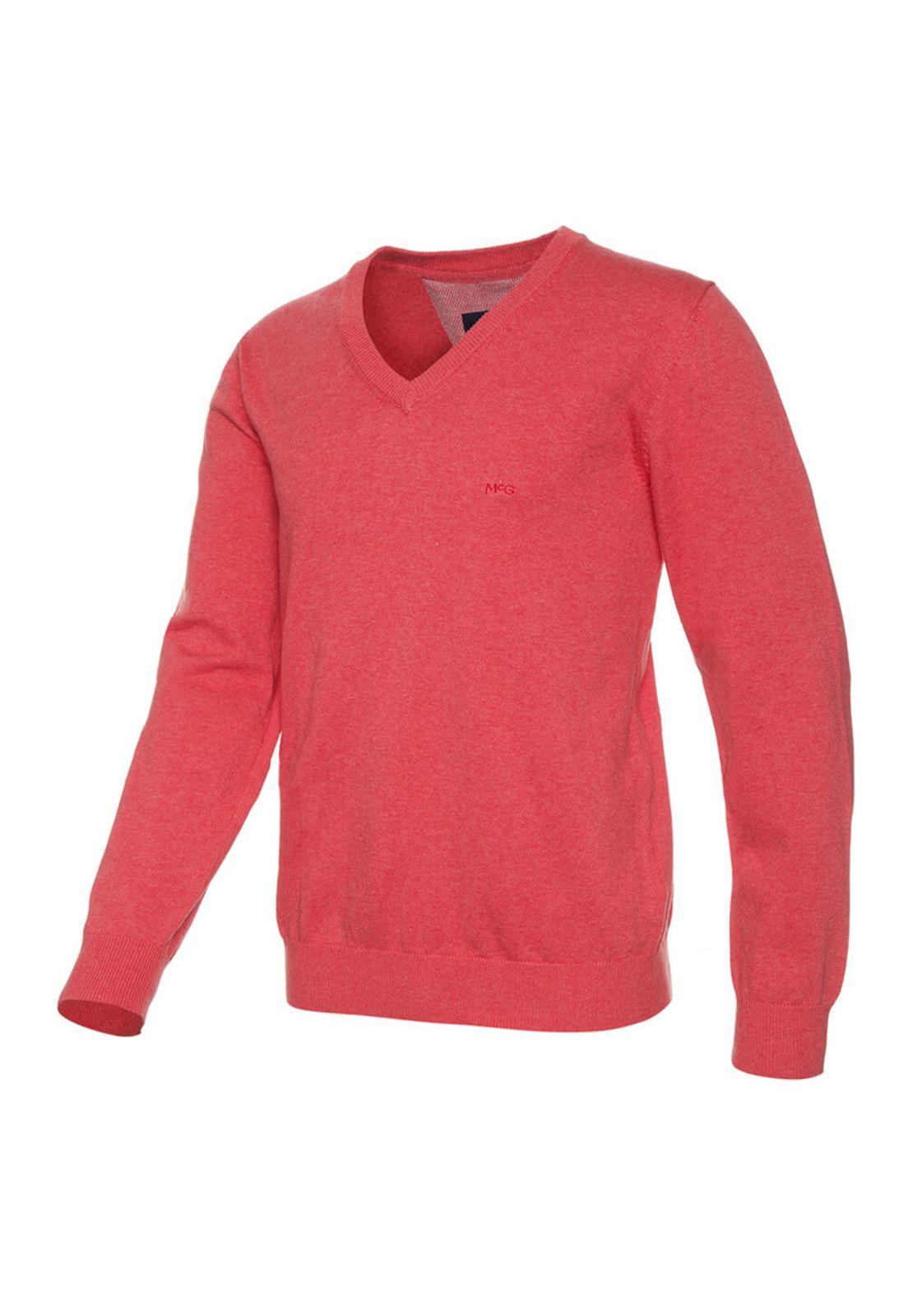 Sweater Cuello V Melange-1