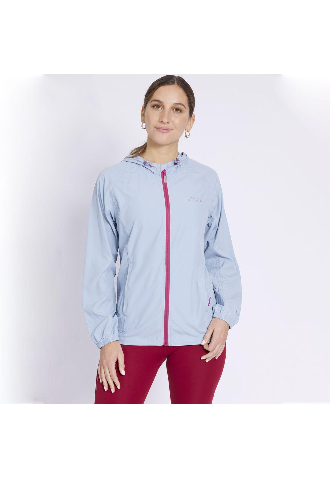 Cortaviento Active Wind Mujer Celeste-0