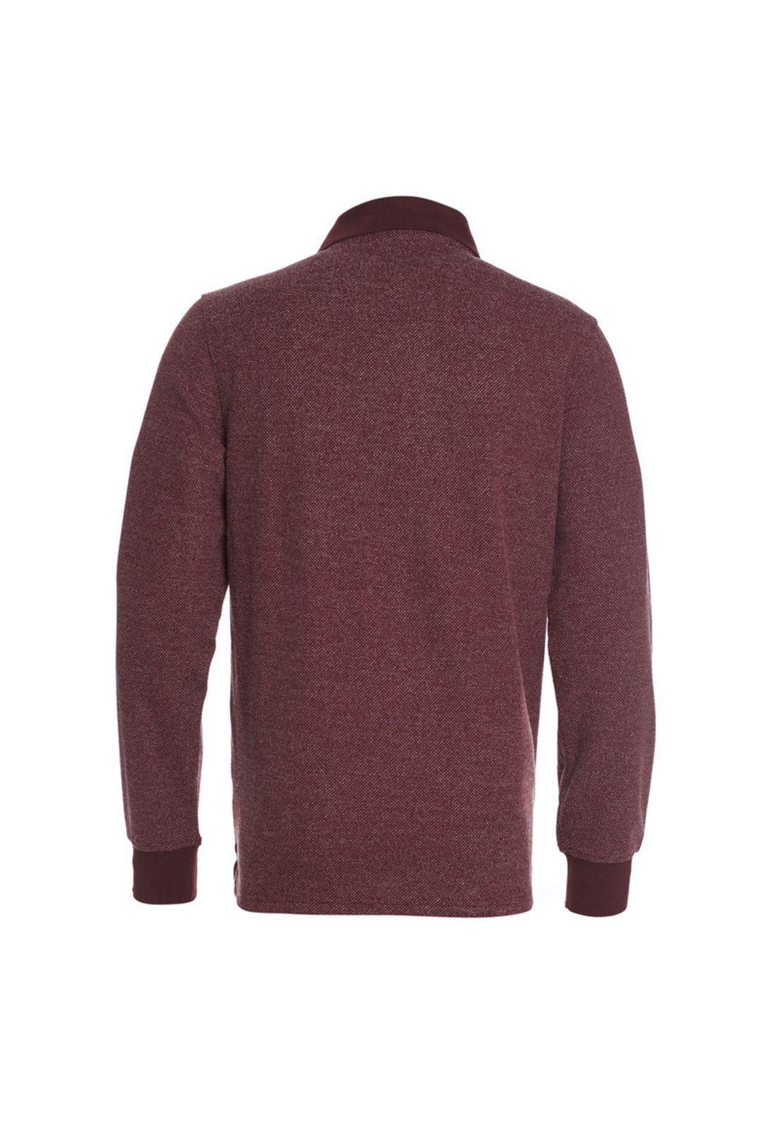 Polera Manga Larga Jacquard-2