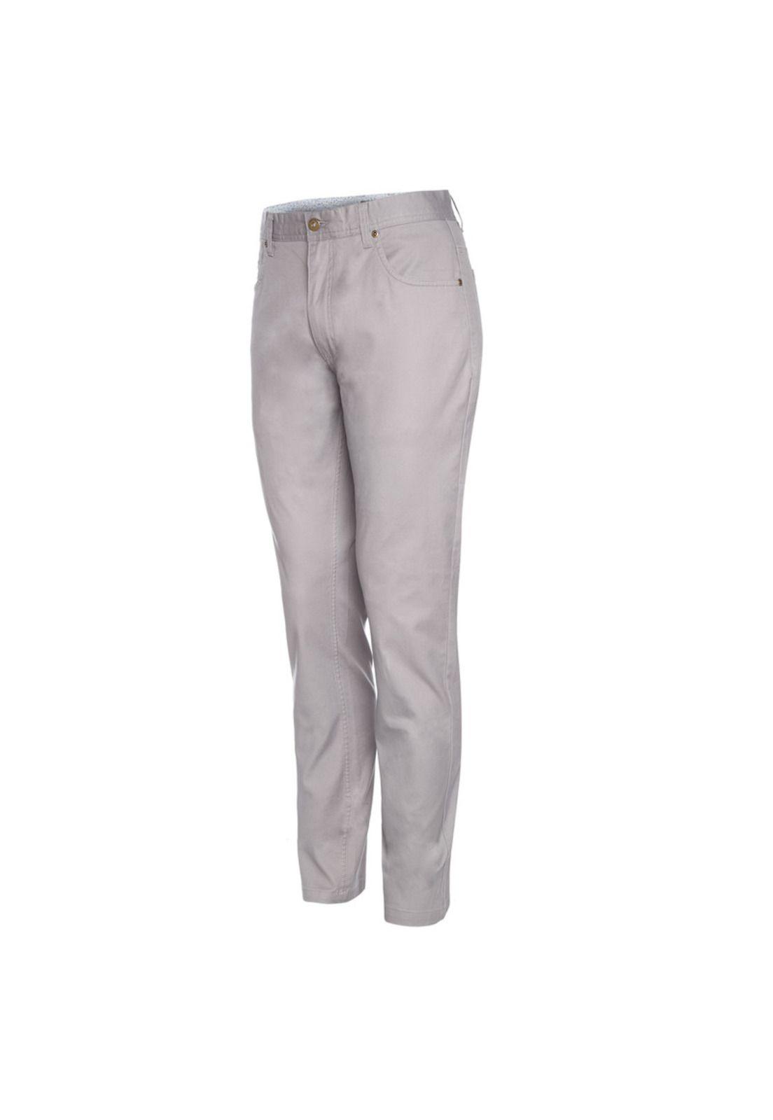 Pantalón Gabardina Spandex 5 Bolsillos Slim Fit-1