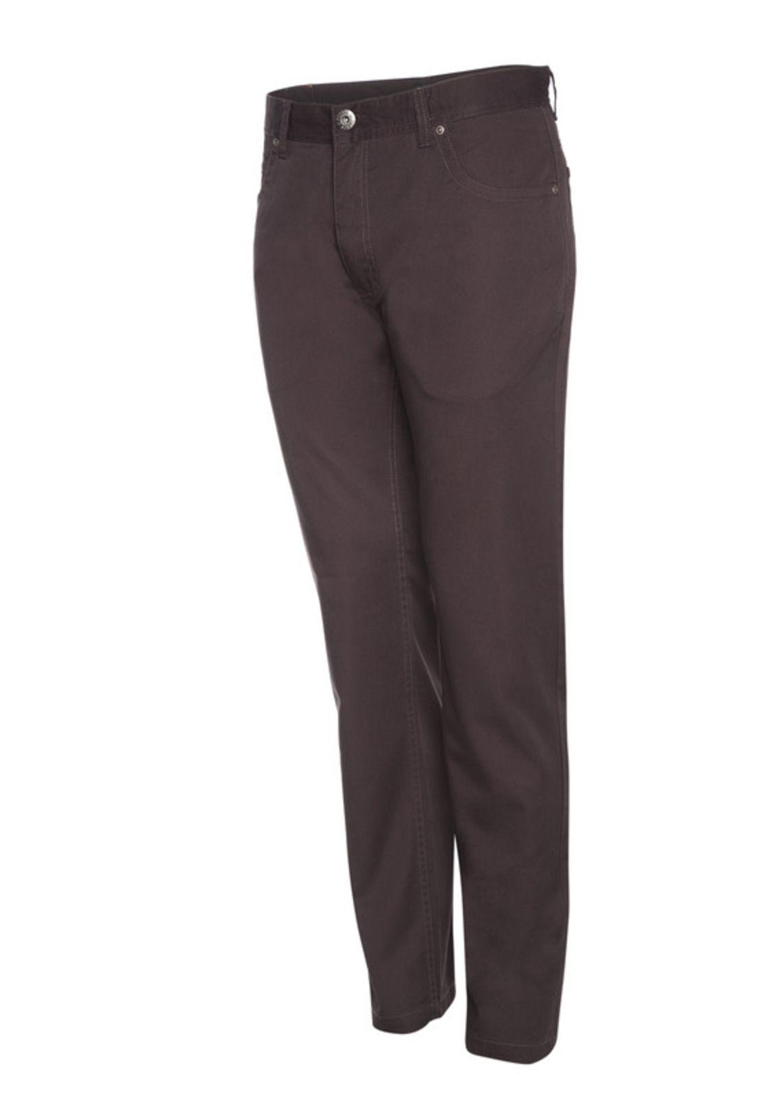 Pantalón Gabardina 5 Bolsillos Regular Fit-1