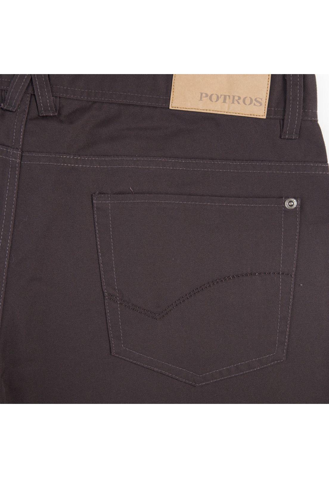 Pantalón Gabardina 5 Bolsillos Regular Fit-3