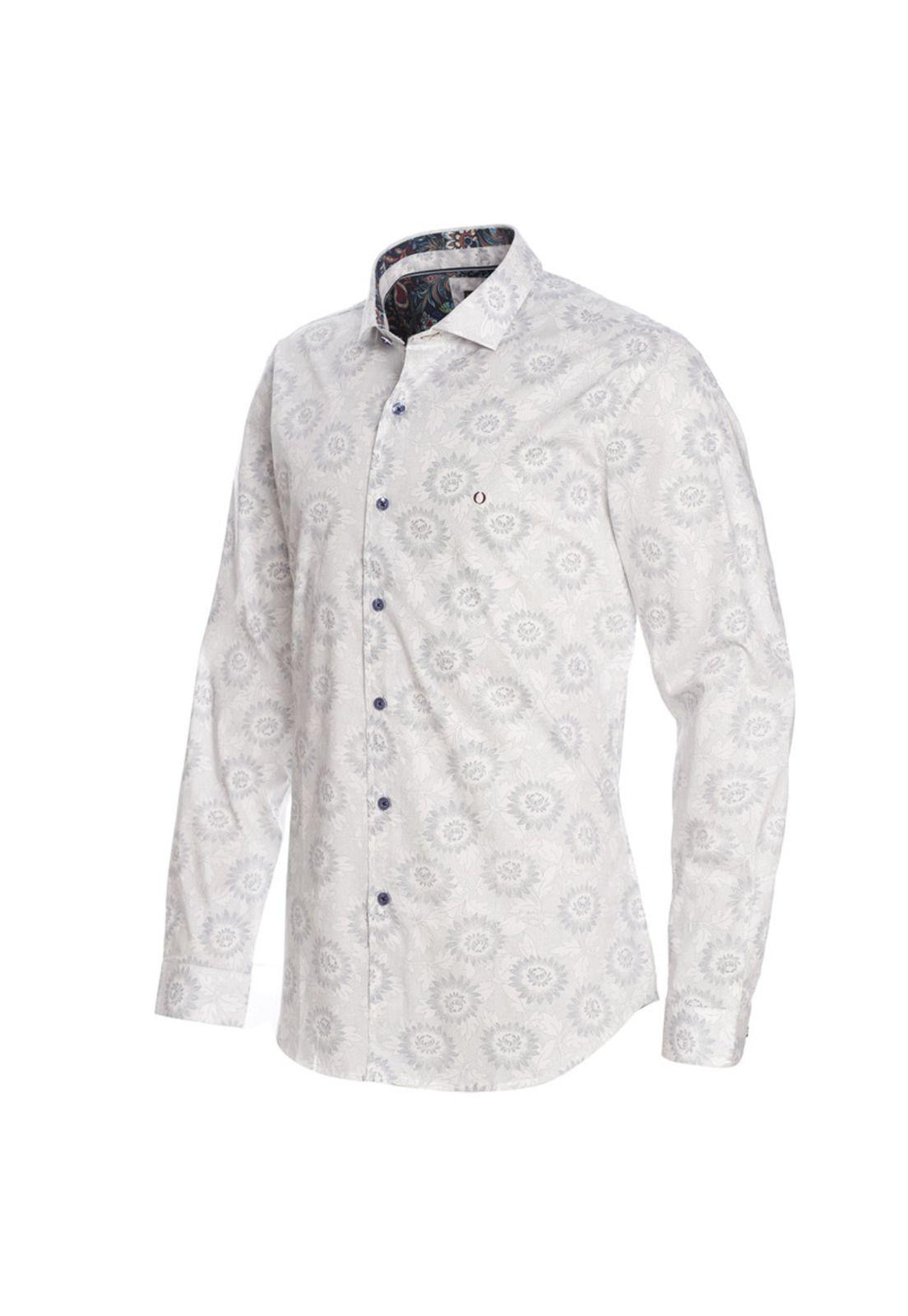 Camisa Estampada Algodón Spandex-1