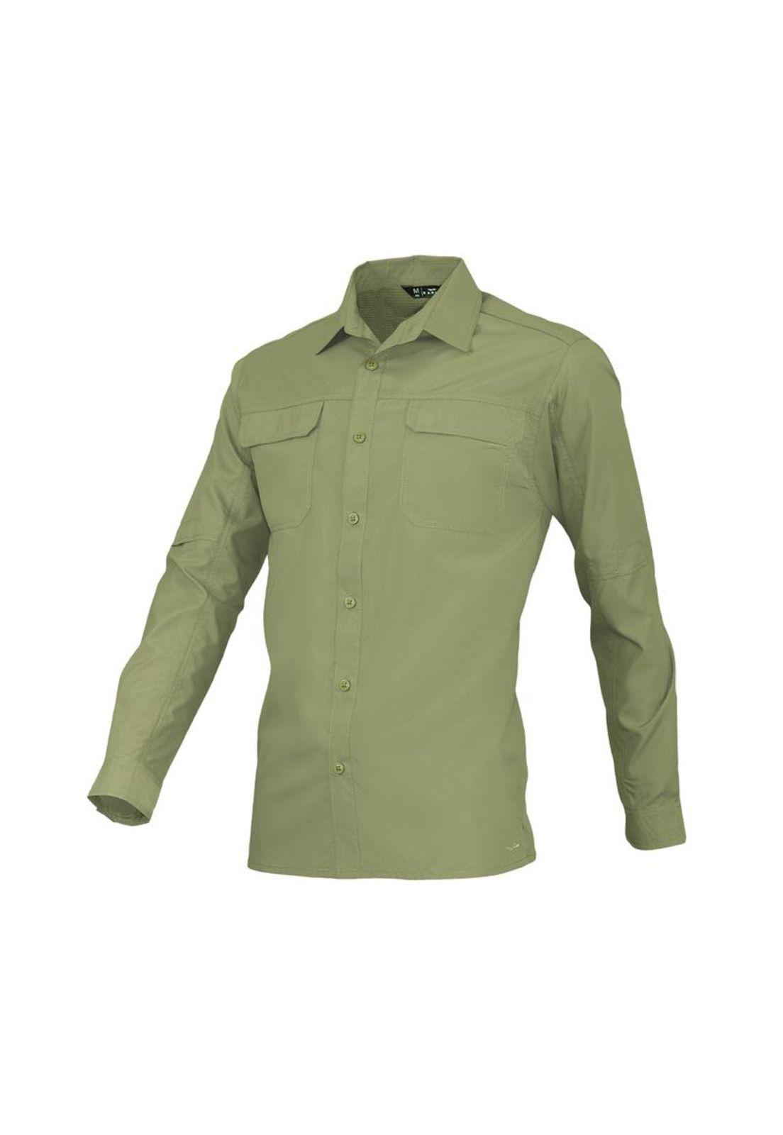 Camisa Hombre M/L Ripstop Khaki-1