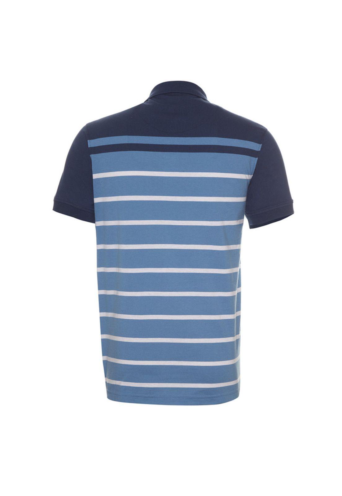 Polera Listada Cuello Camisero-2