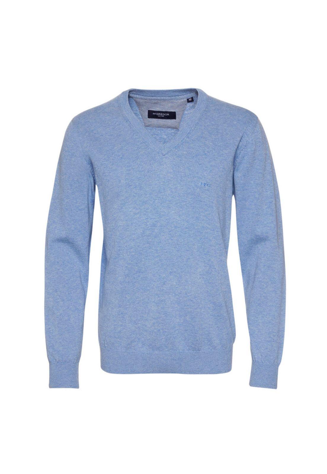Sweater Cuello V Melange-0