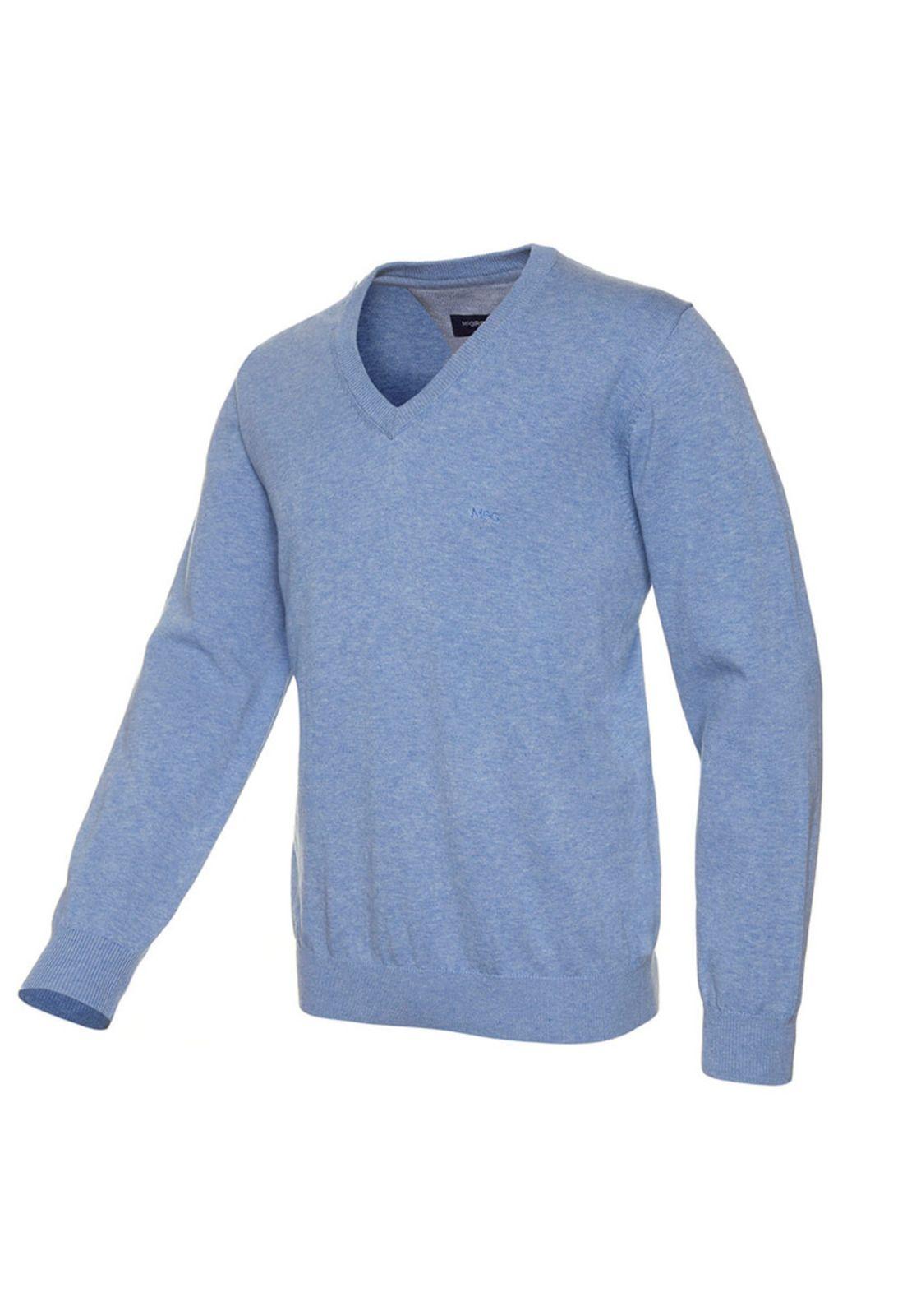 Sweater Cuello V Melange-1