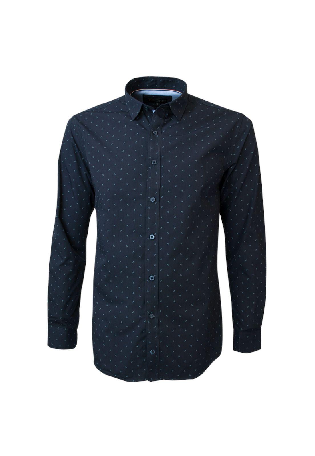 Camisa Sport Estampada Slim Fit-0