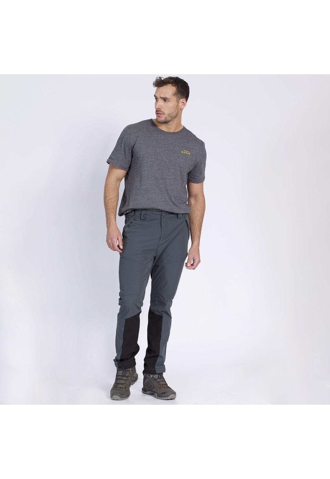 Pantalón Hikking Force Knee Outdoor Hombre Gris oscuro-2