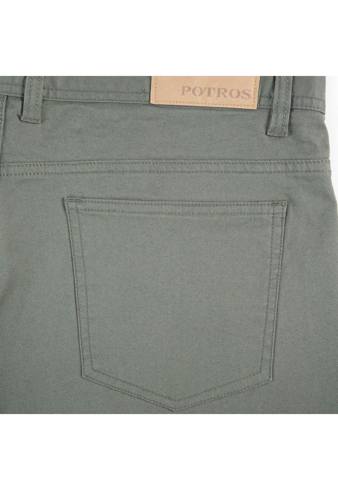 Pantalón Gabardina Spandex 5 Bolsillos Slim Fit-3