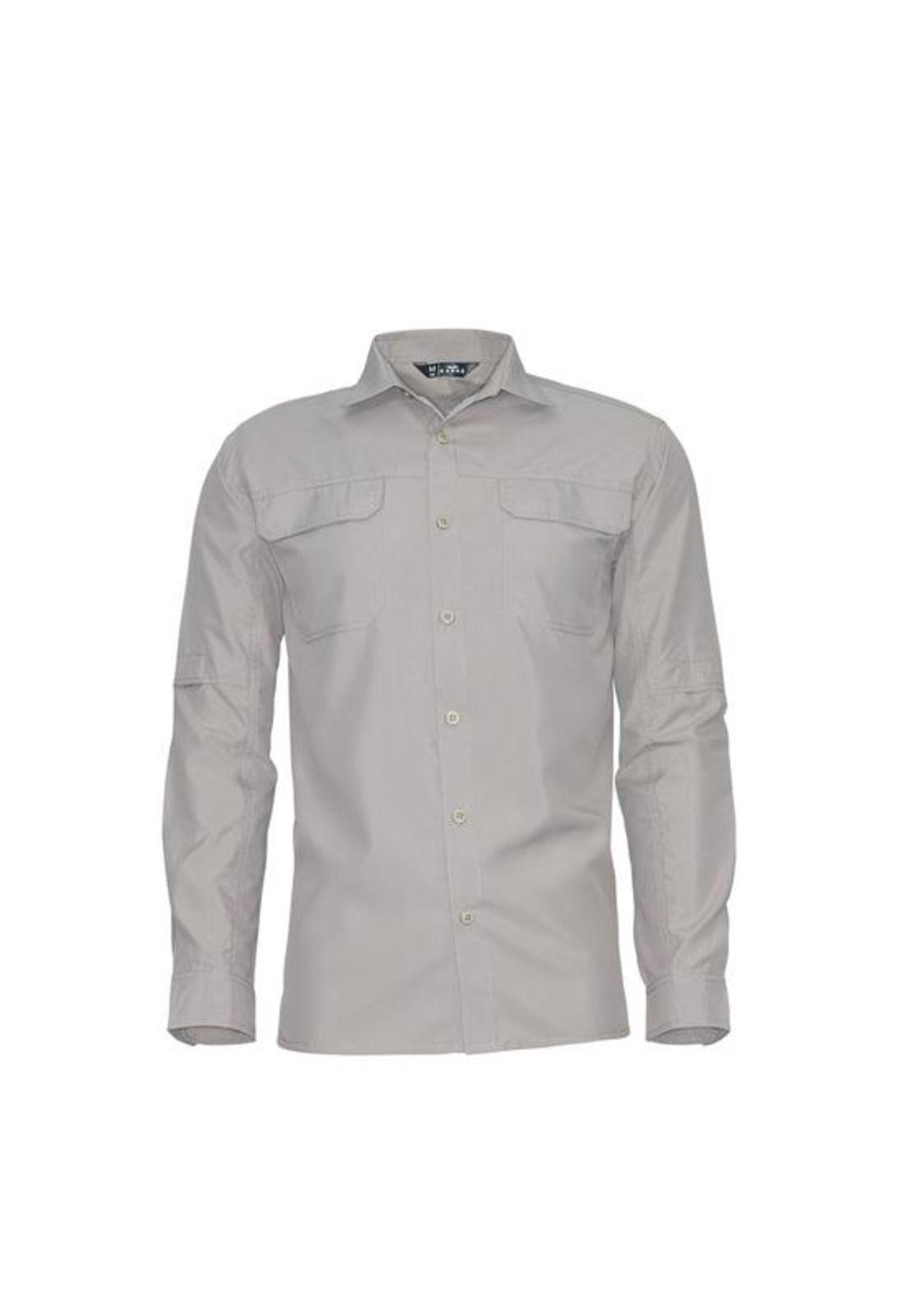 Camisa Hombre M/L Ripstop Beige-0