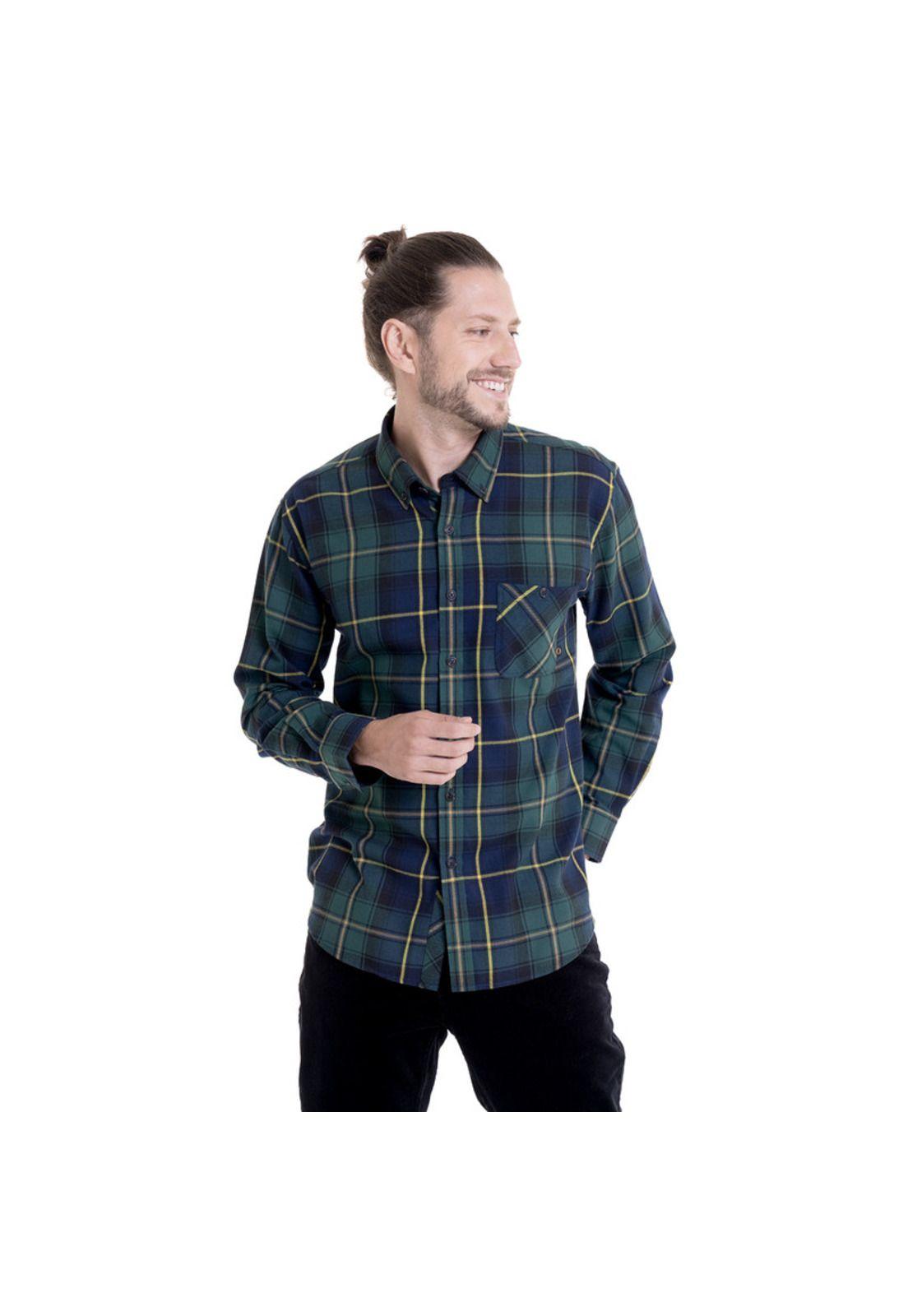 Camisa Villela Verde Oscuro-0