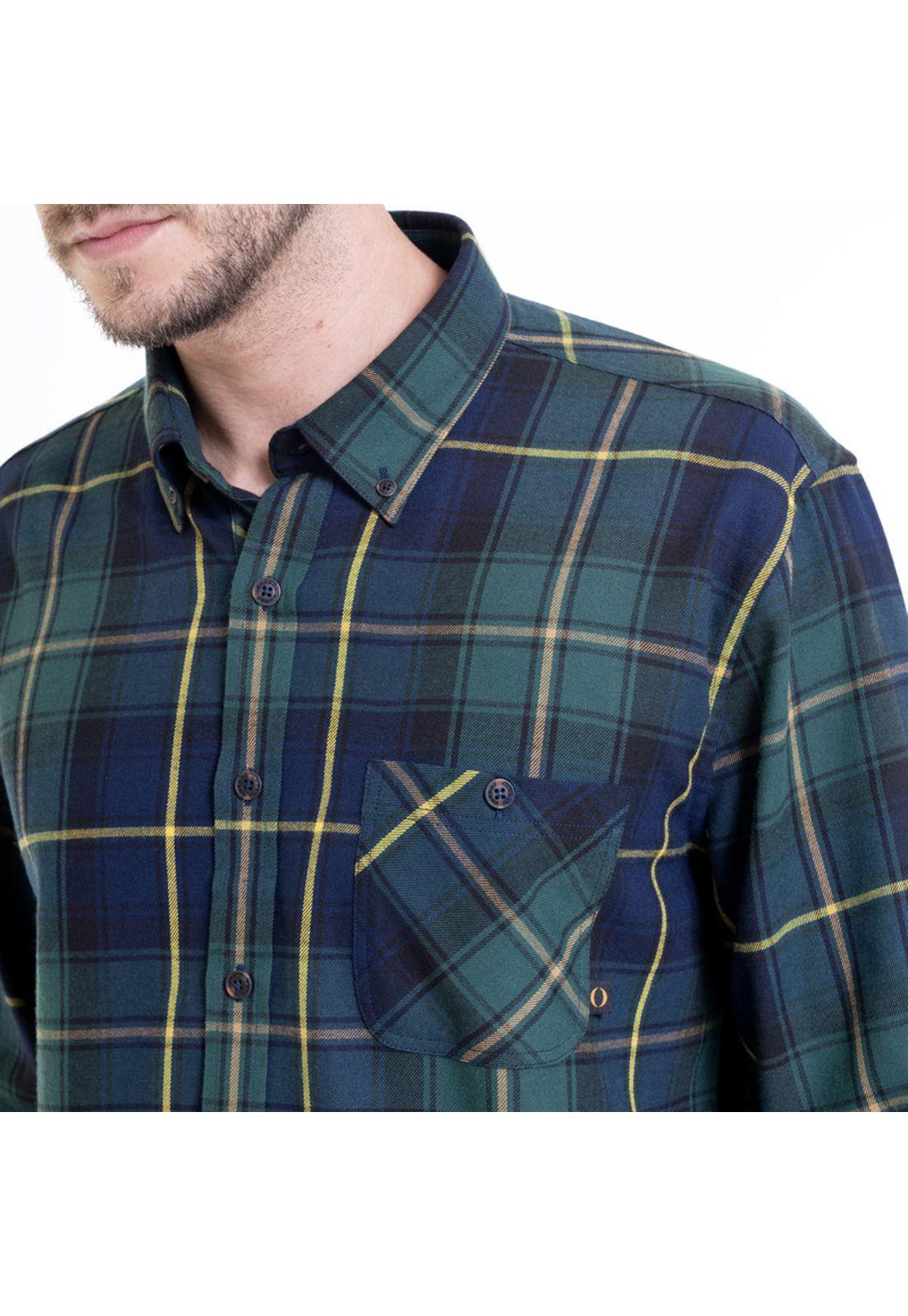 Camisa Villela Verde Oscuro-3