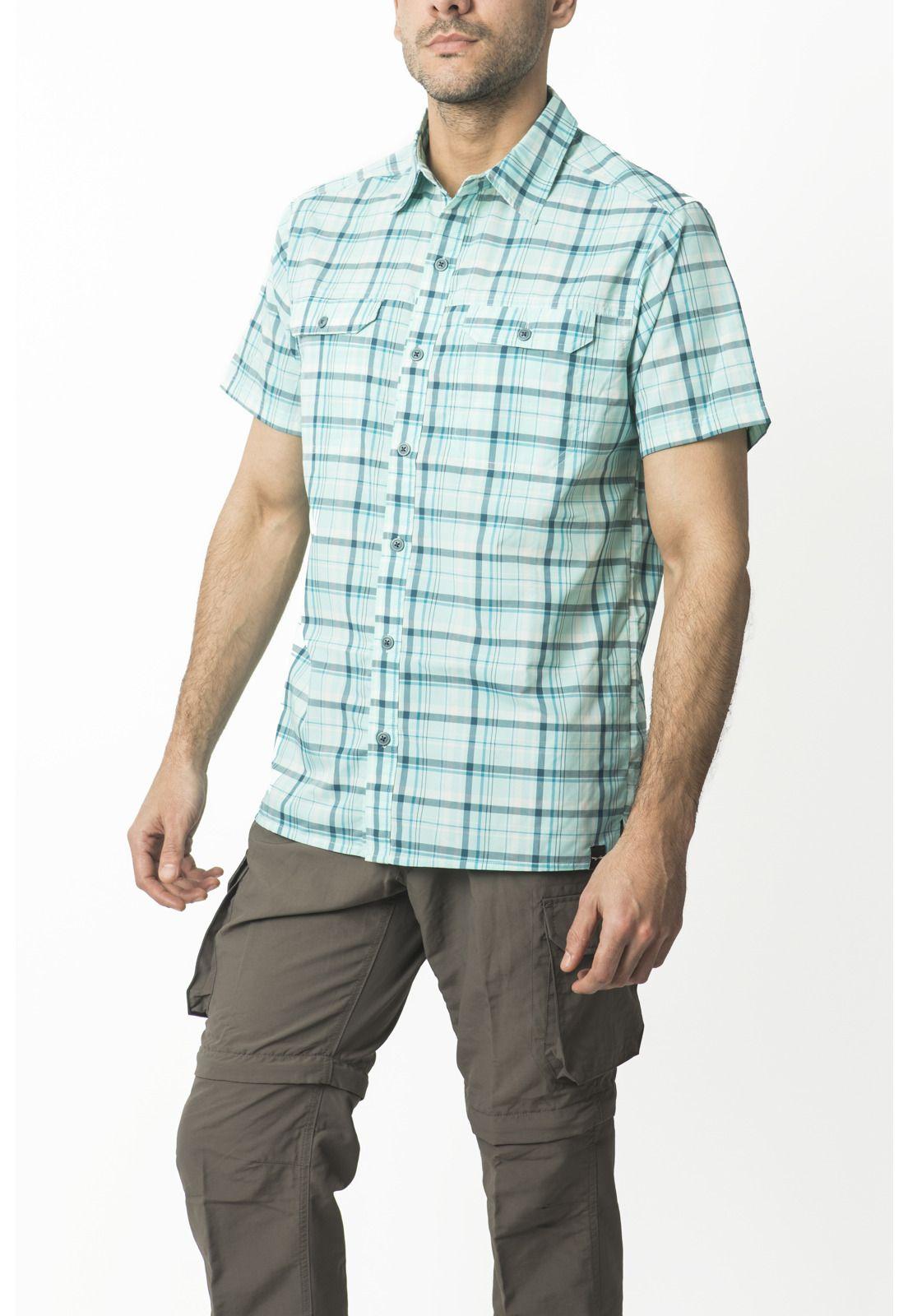 Camisa Outdoor Cuadrillé Verde-0