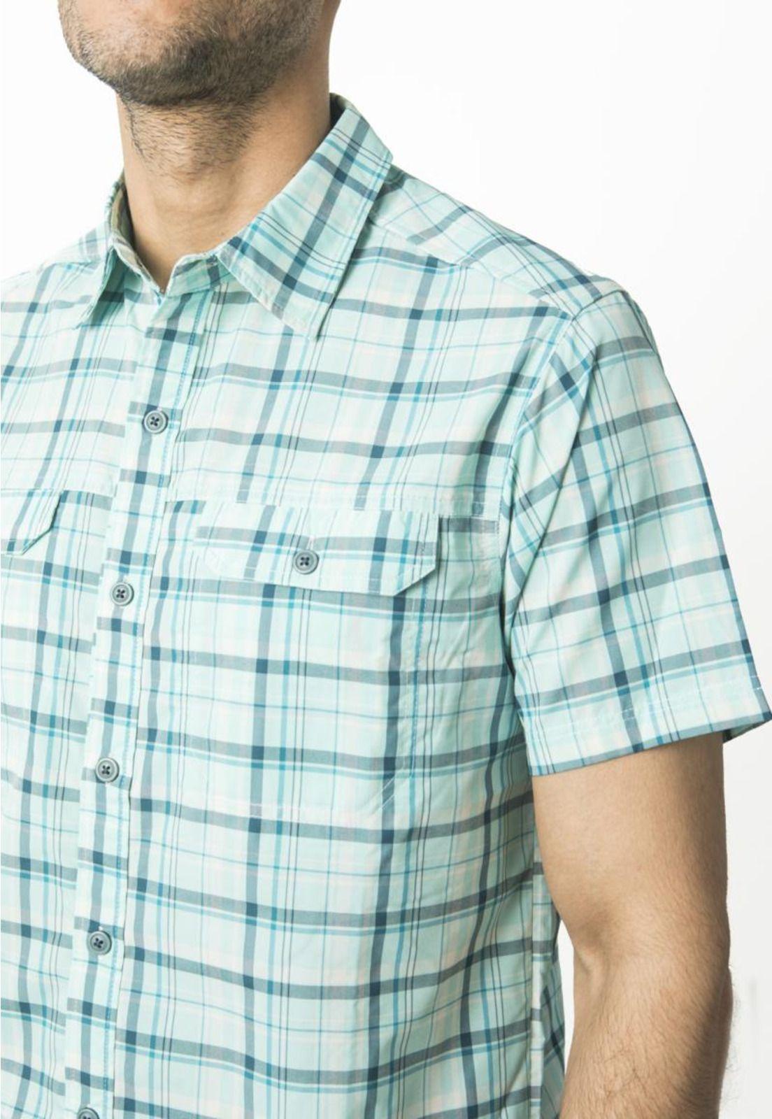 Camisa Outdoor Cuadrillé Verde-4