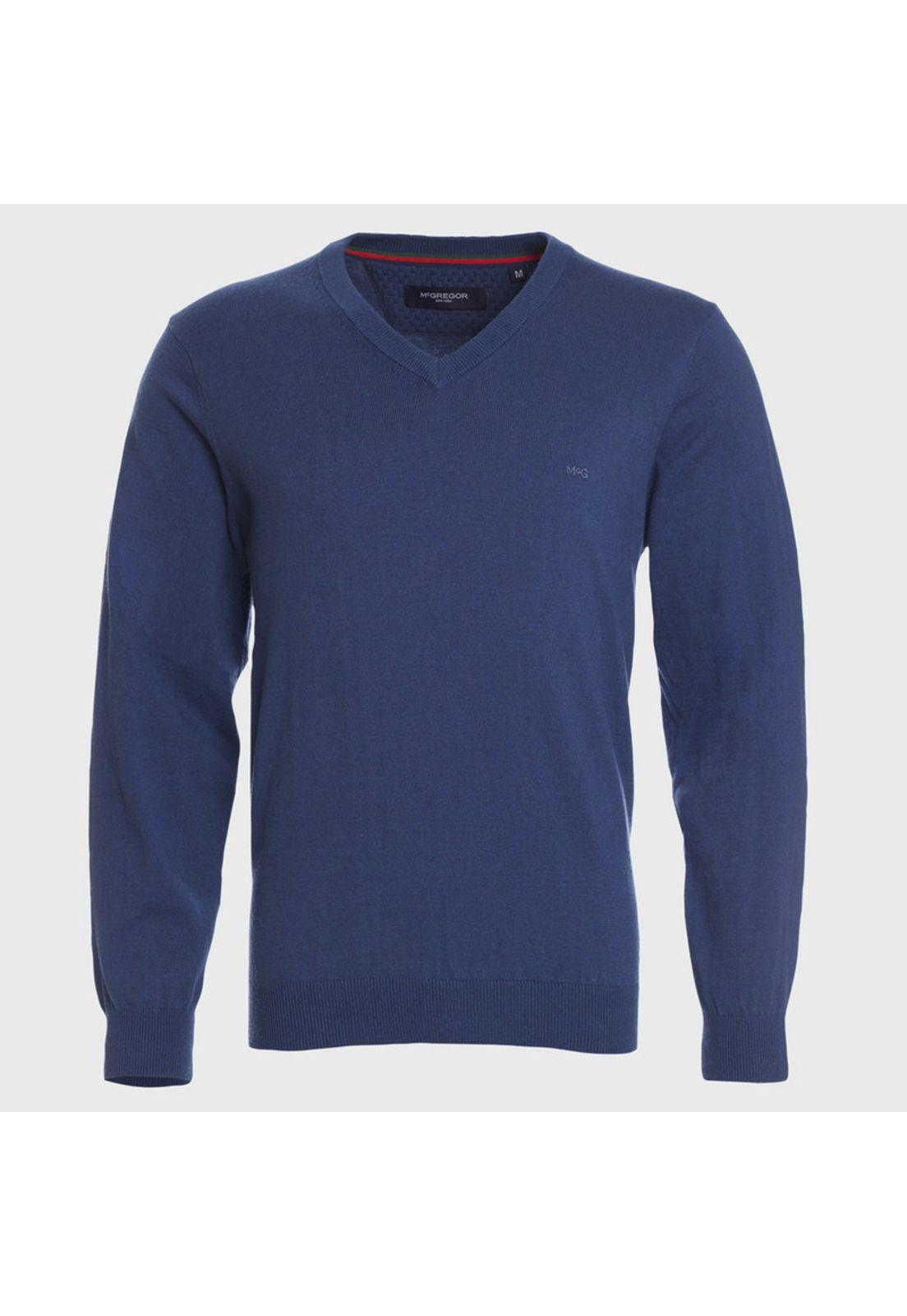 Sweater Cuello V Melange-0