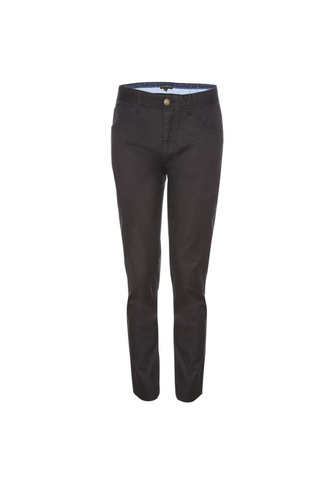 Pantalón Gabardina Spandex 5 Bolsillos-0