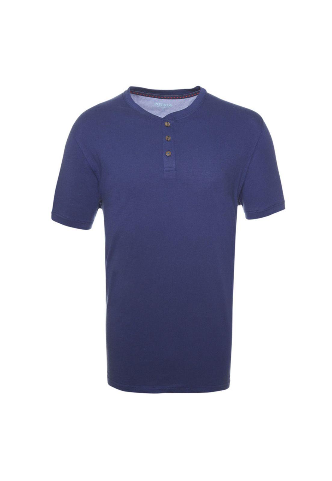 Polera Jersey Botónes En Cuello-0