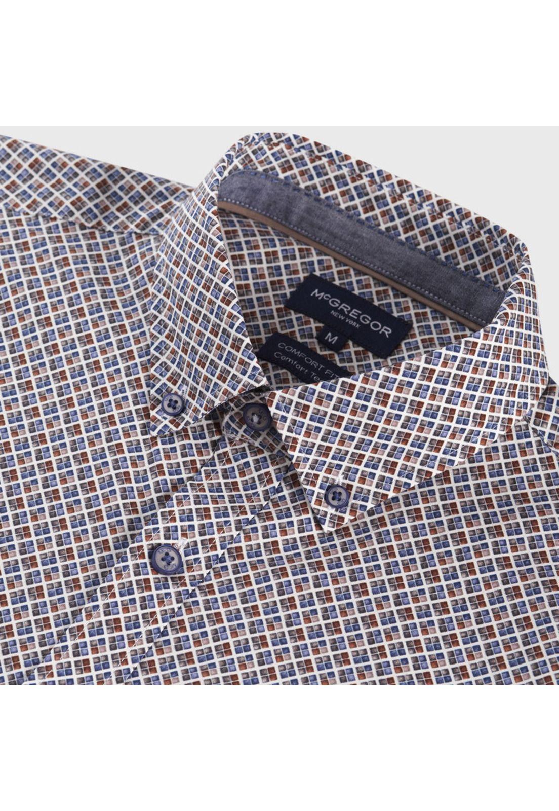 Camisa Estampada Comfort Fit-3
