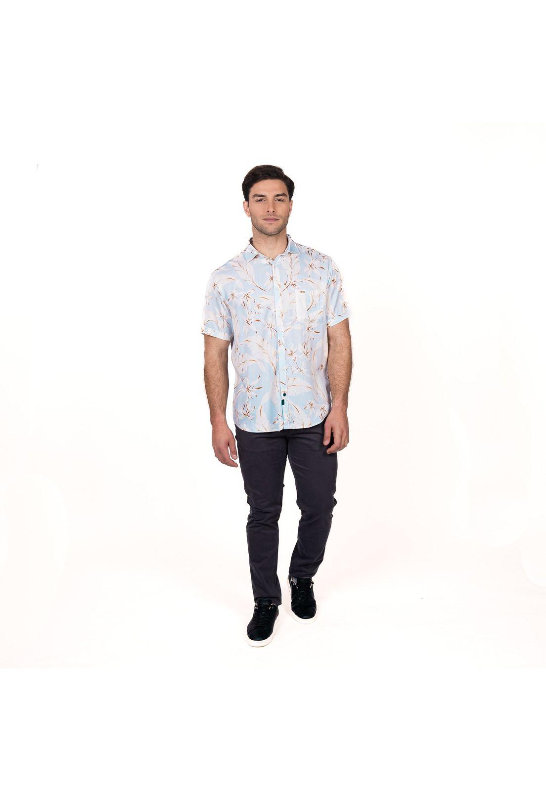 Camisa M/C Bowery Estampada Viscosa Regular Fit-3