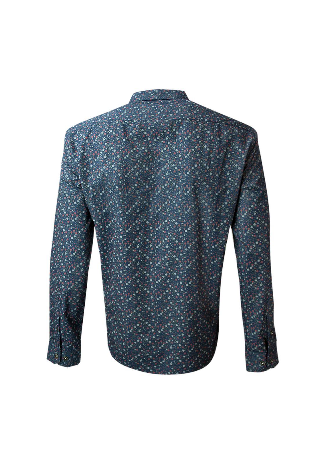 Camisa Trevira Estampada Button Down Slim Fit-2