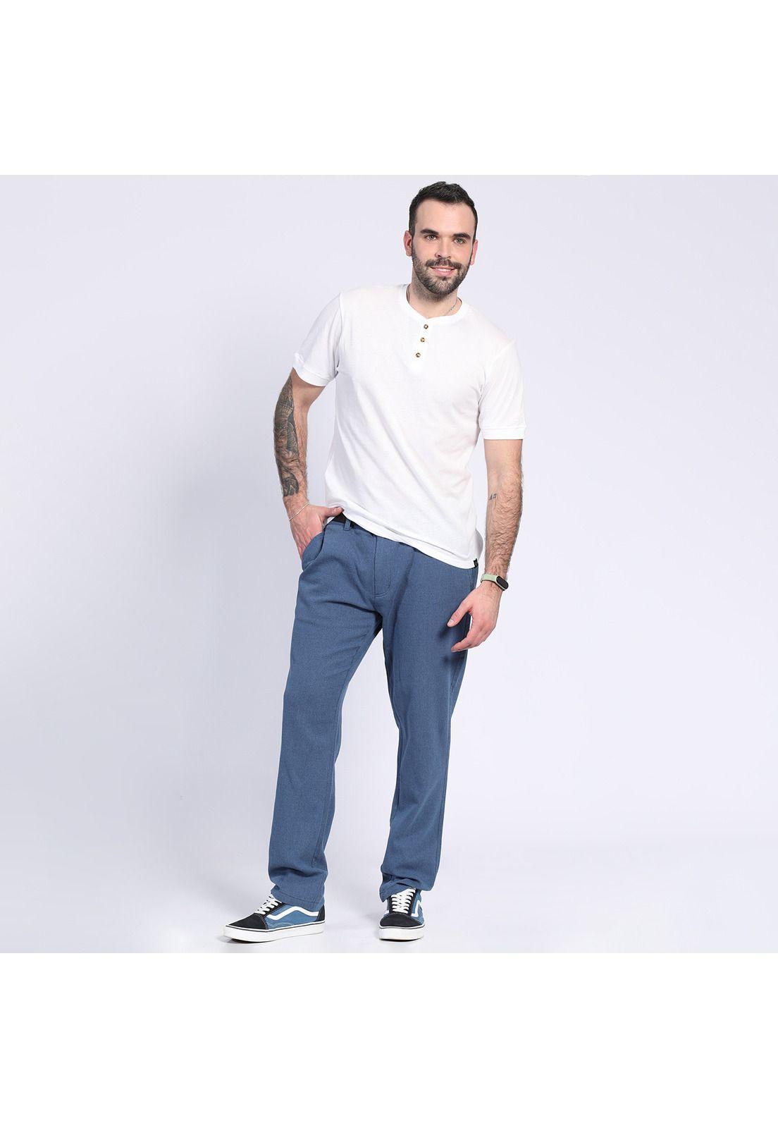 Pantalón Fantasía 5 Bolsillos Azul marino-2