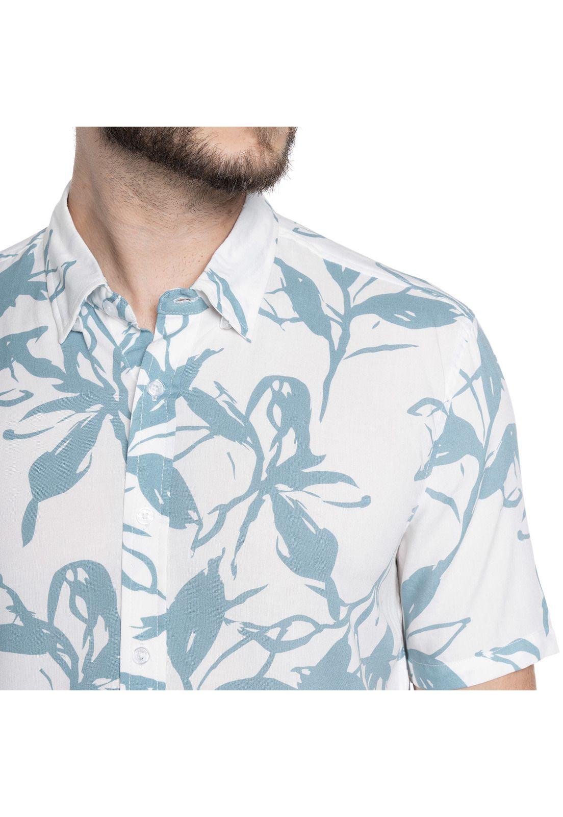 CAMISA HOMBRE MANGA CORTA VISCOSA ESTAMPADA MALLORCA-2