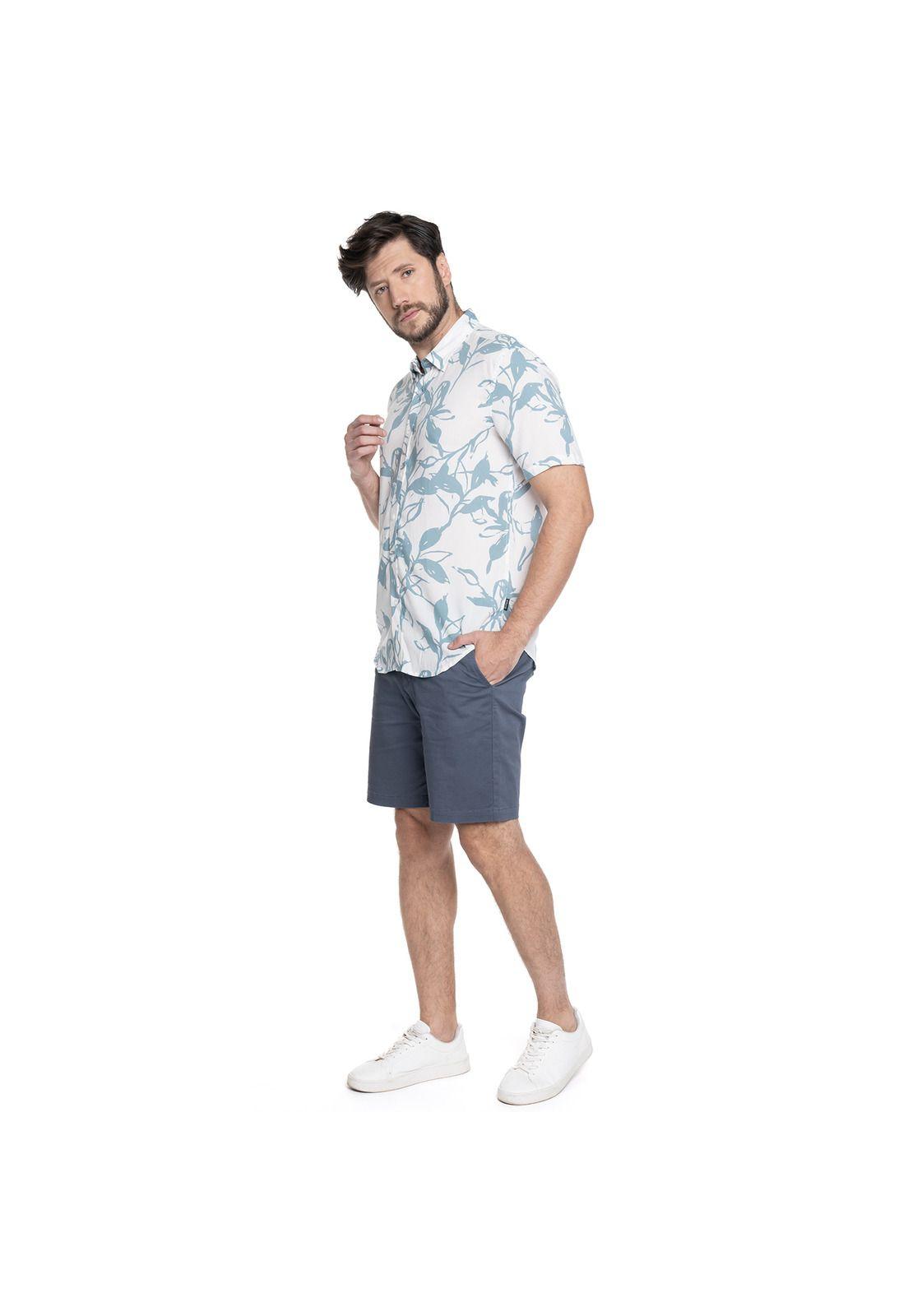 CAMISA HOMBRE MANGA CORTA VISCOSA ESTAMPADA MALLORCA-3