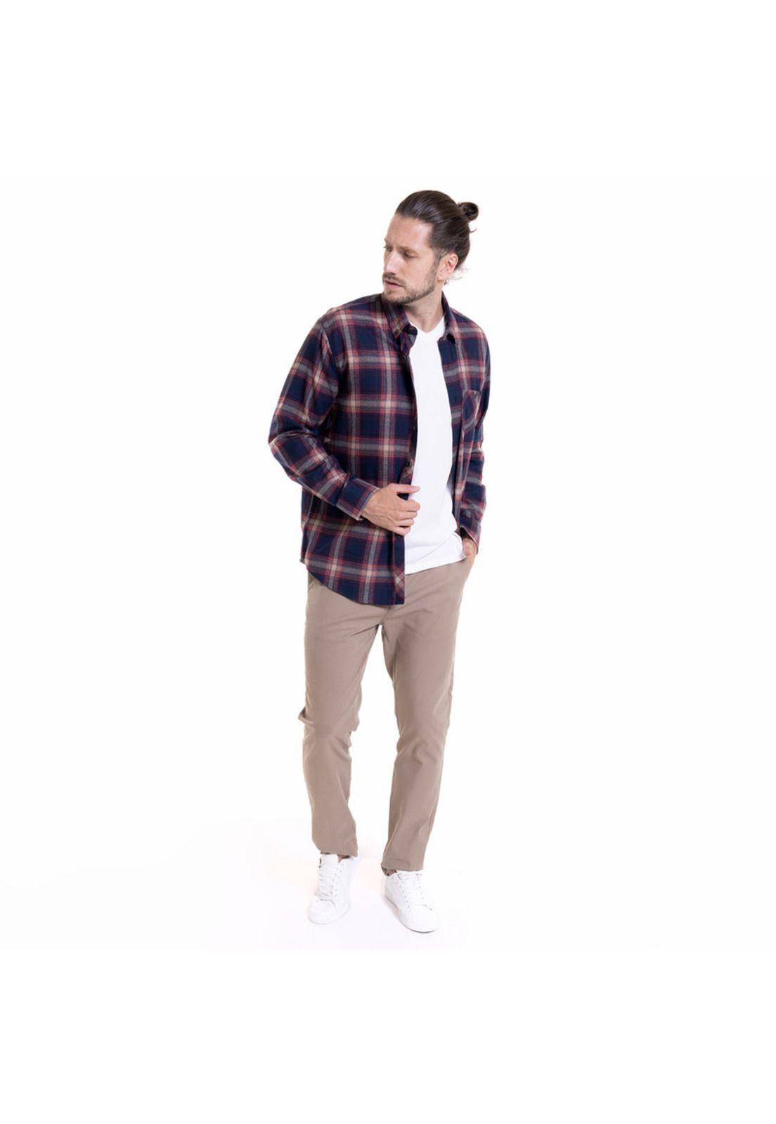 Camisa Villela Azul Marino-2