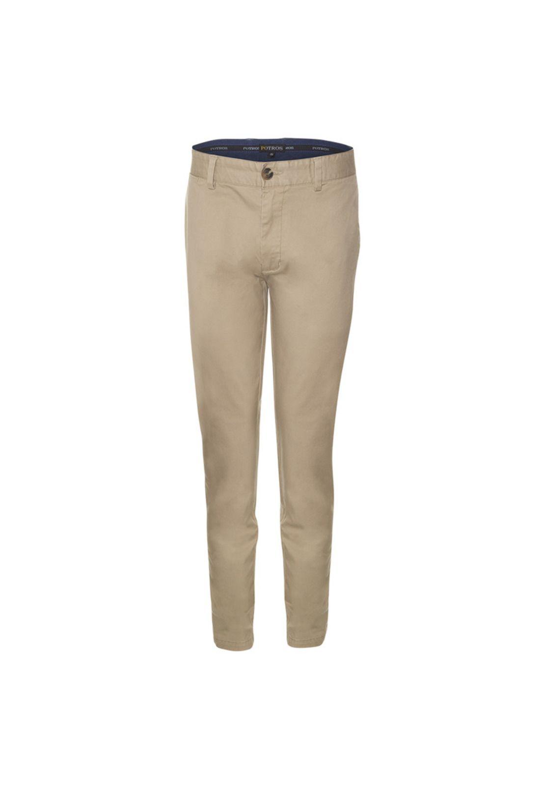 Pantalón Gabardina Spandex Frente Plano-0