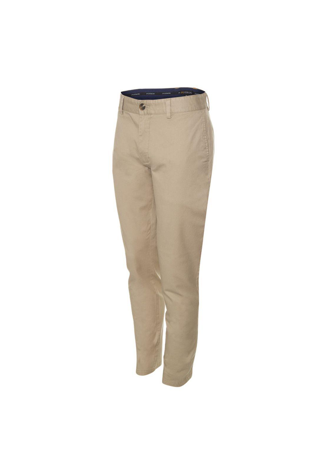 Pantalón Gabardina Spandex Frente Plano-1