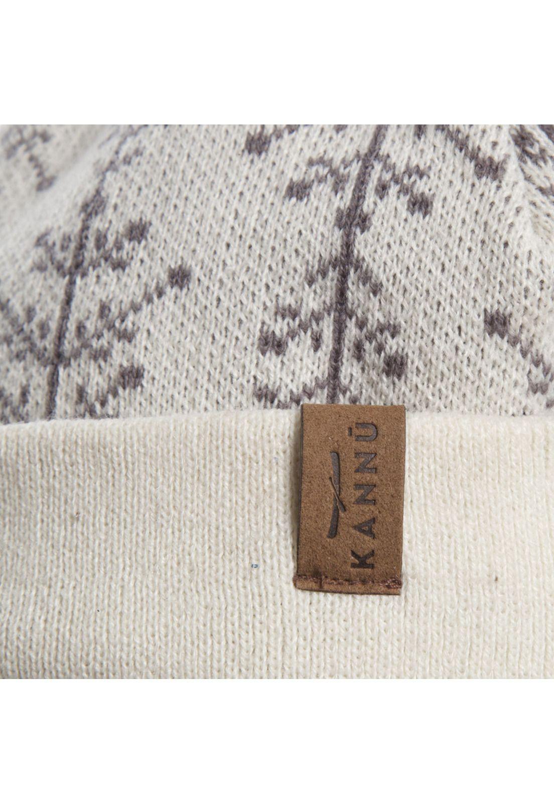 Beanie Knitted Print-2