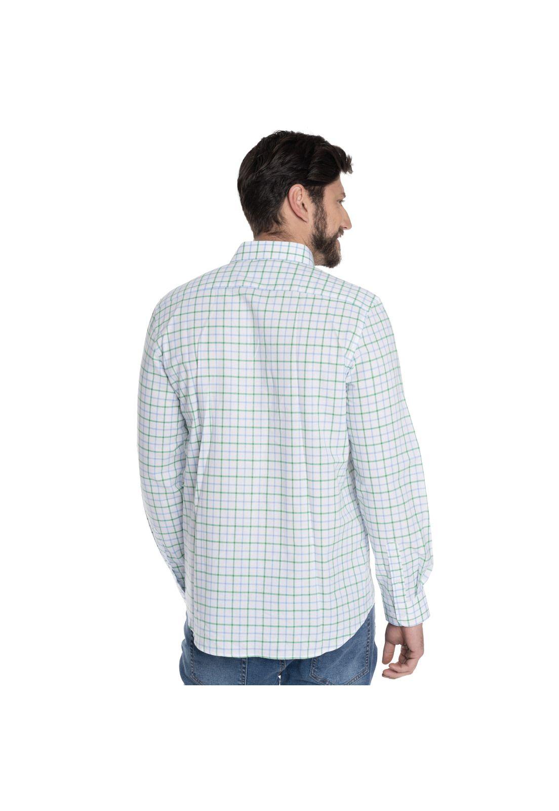 CAMISA HOMBRE CASUAL MANGA LARGA OXFORD LONDRES-1
