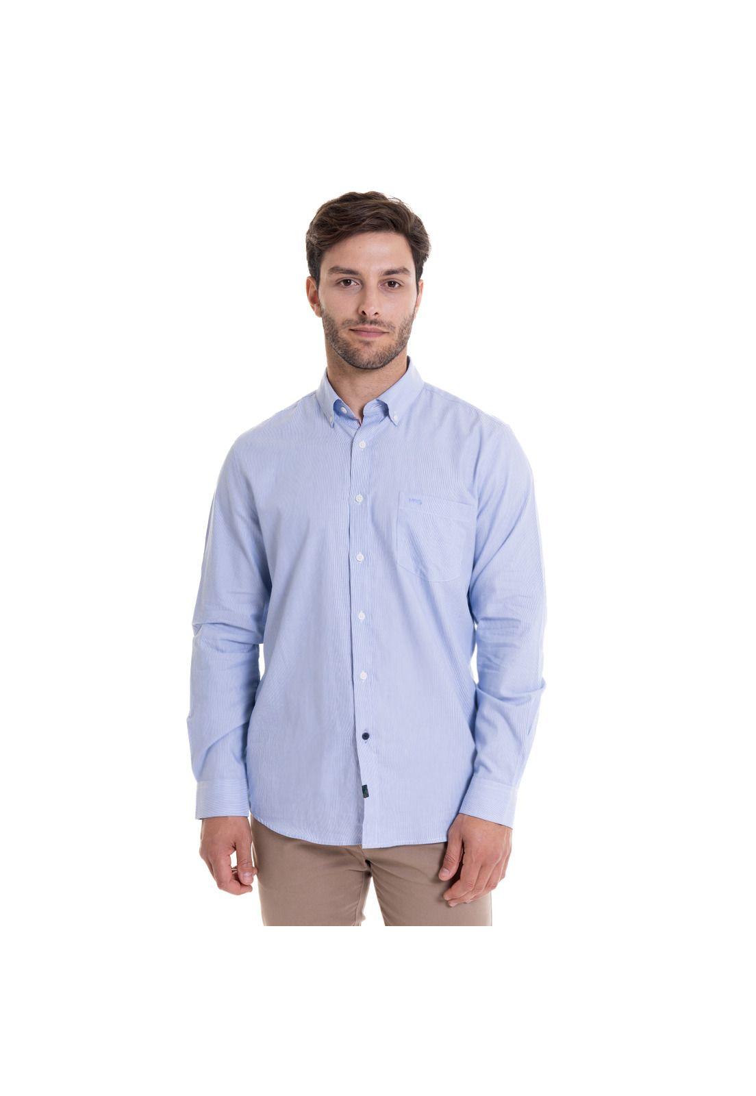 Camisa Manhattan Dobby Comfort Fit-0