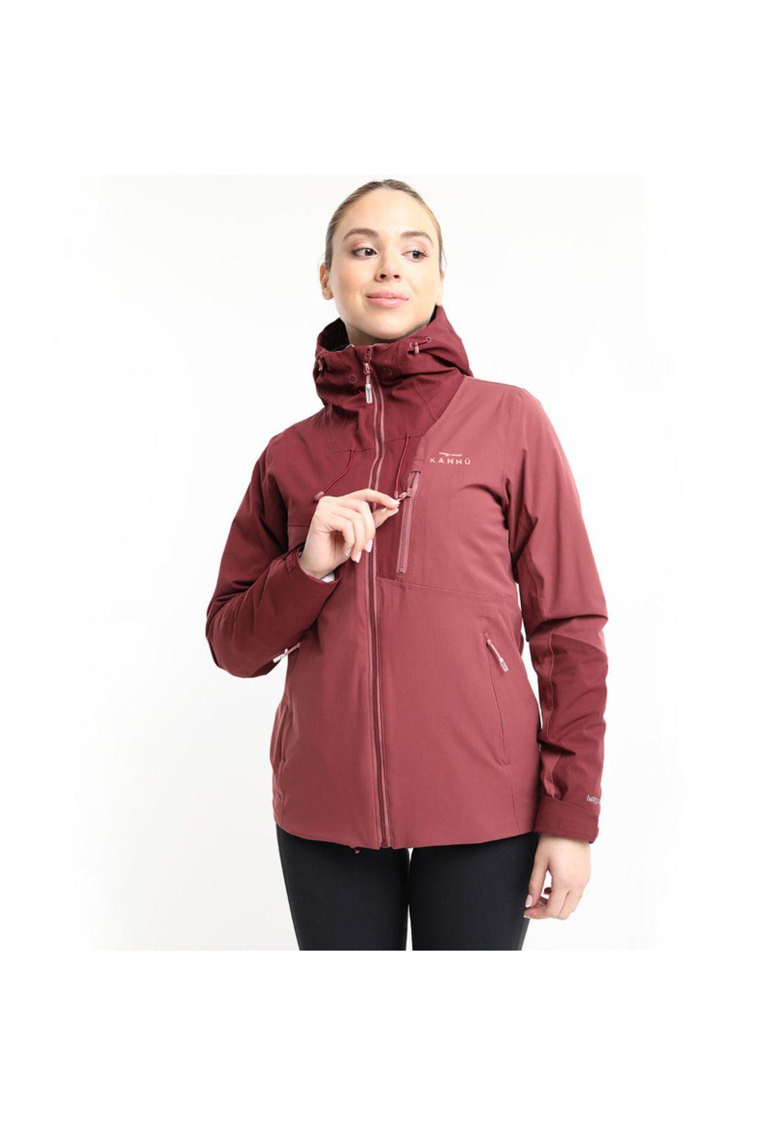 Parka 3 En 1 Baker Mujer Burdeo-0