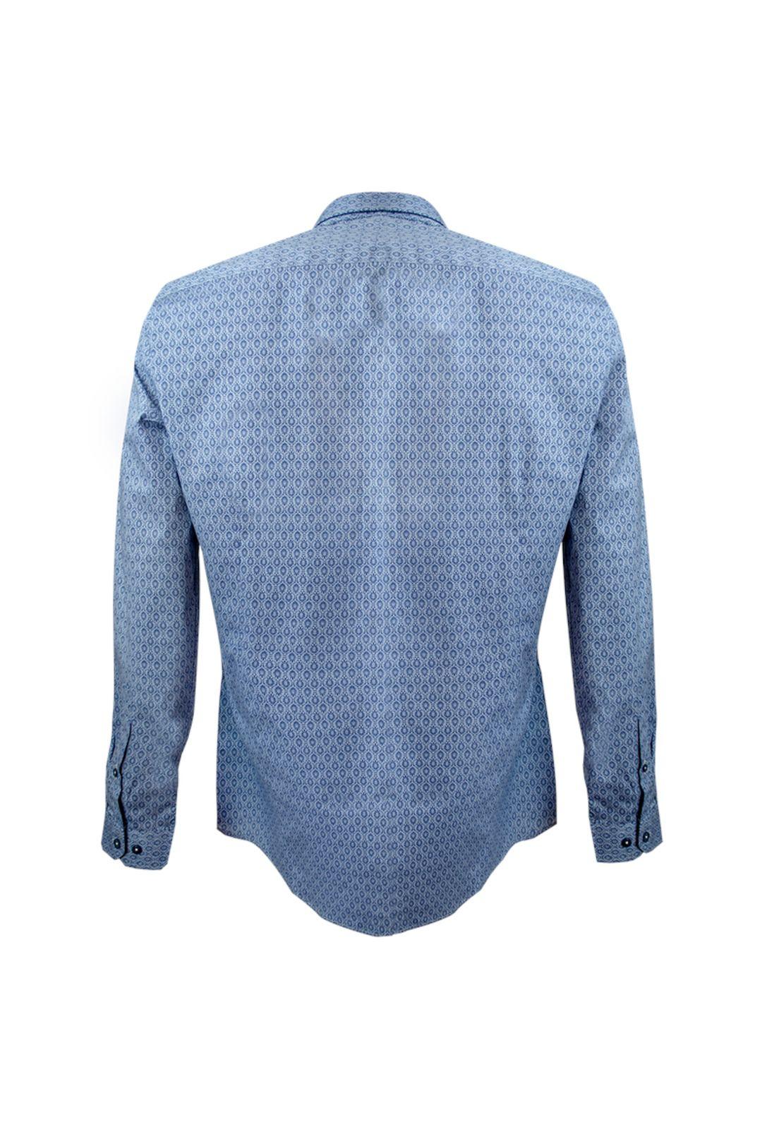 Camisa Estampada Spandex Ultra Slim-2